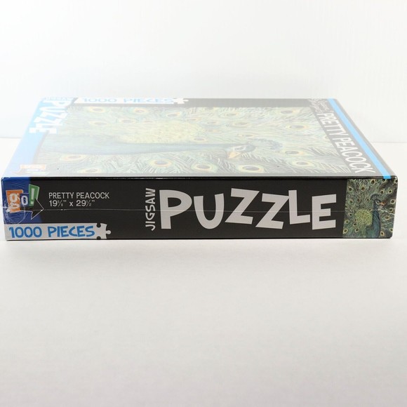 Susan Winget Pretty Peacock Jigsaw Puzzle NEW Sealed 1000 pieces 19.6 x 29.5 Go! - Picture 5 of 7